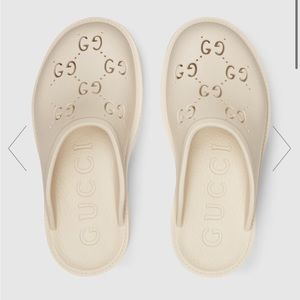 GUCCI Women’s Platform perforated G Sandal